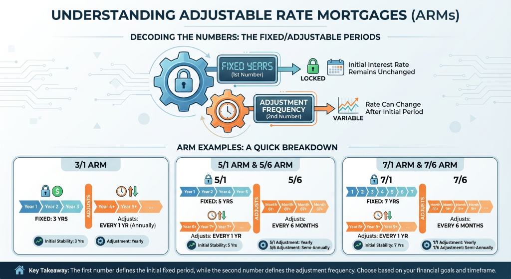 Understanding ARM Terms: 5/1, 7/1, 5/6, and More