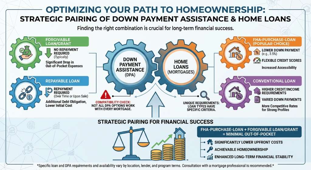Pairing Assistance with the Right Mortgage Loan
